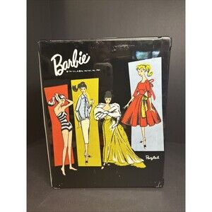 Vintage 1961 Barbie Ponytail Doll Case with Original Drawers - Mattel